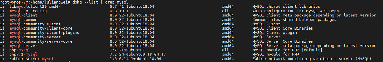 检查是否存在mysql